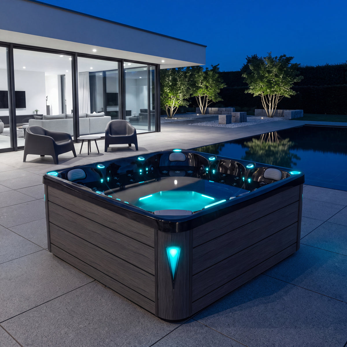 Wenn der Pool zu kalt ist, ist er bereit
