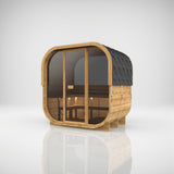 Cube 250 - Sauna extérieur — façade vitrée
