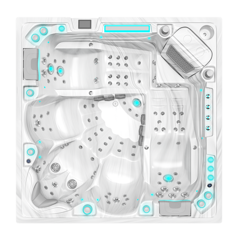 Volcano - Spa für 5 Personen - Weiß