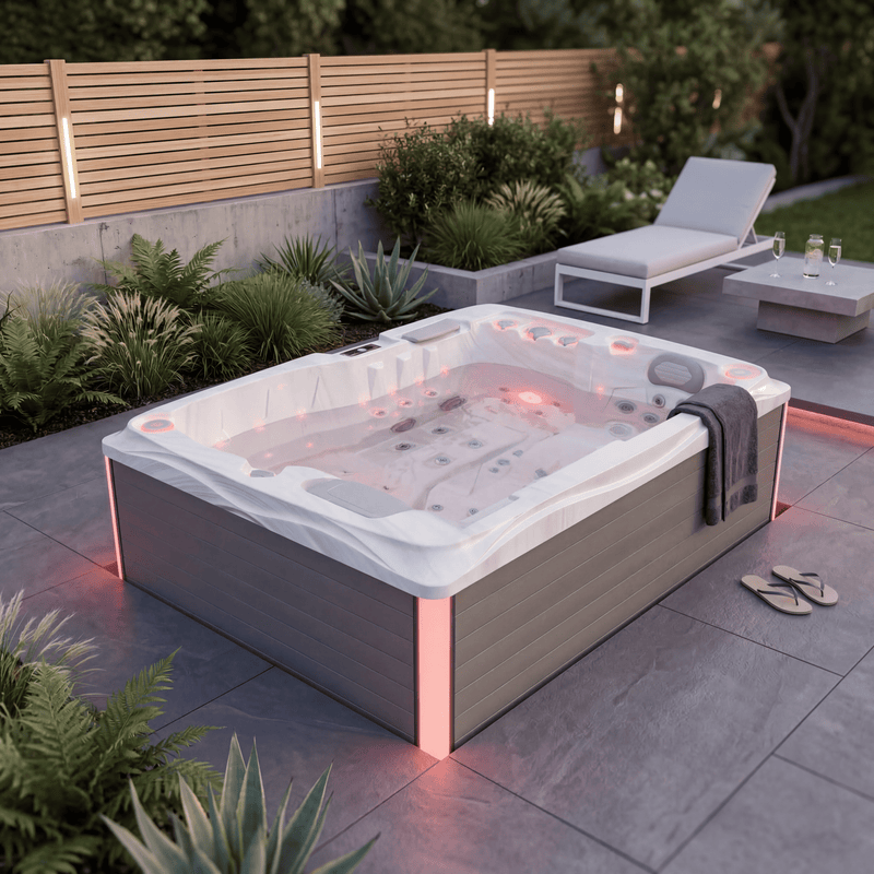 Twin Plug and Play - Spa für 2 Personen - Weißer Marmor