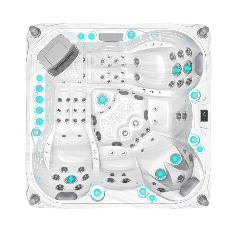 Volcano - Spa für 5 Personen - Weiß