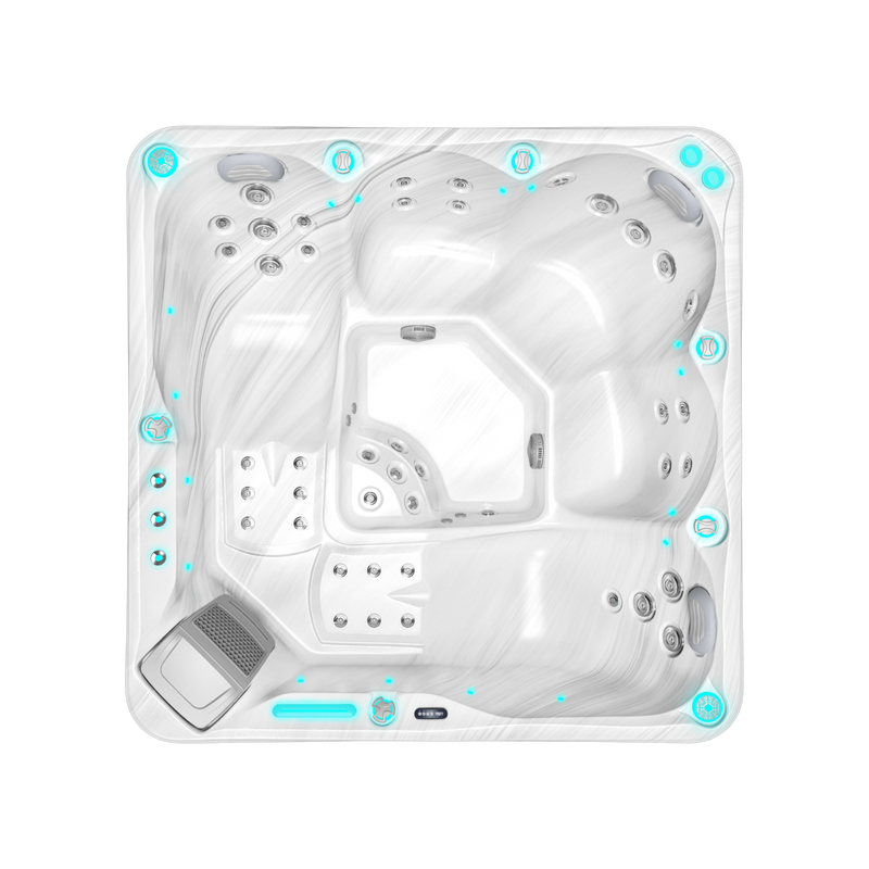 Easy Relax, spa 5 places Sterling Marble, vue de dessus