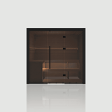 Nero 210 - Sauna intérieur 3-4 places — finition noire NODO