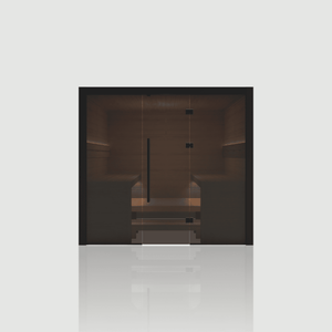 Nero 220 - Sauna intérieur 6 places — finition noire NODO