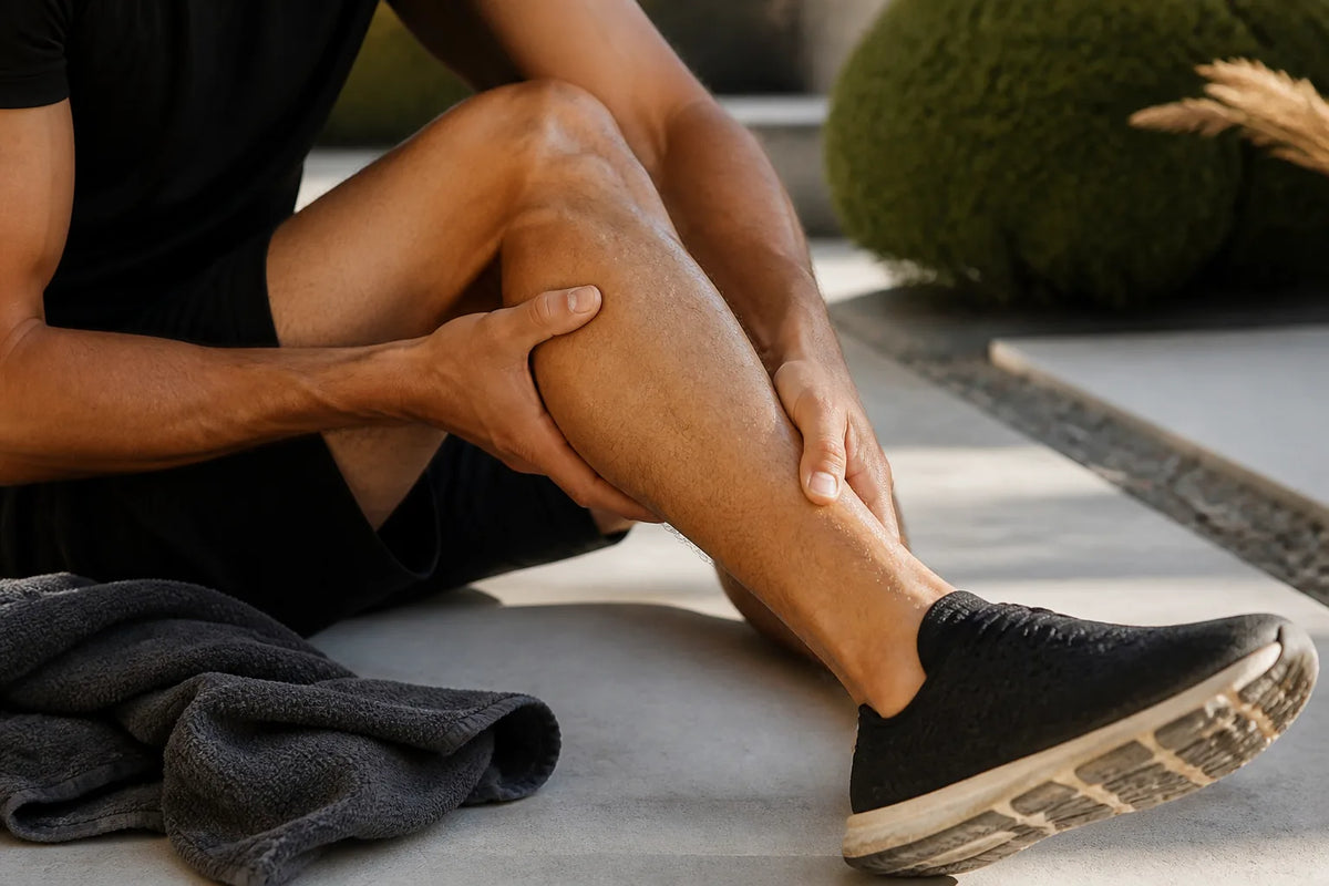 Cube 210 - Outdoor-Sauna für 4 Personen nach körperlicher Aktivität mit Sporttasche oder Sporthandtuch und sanfter Dehnung
