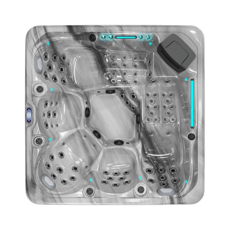 Neptune V2, spa 5 places Odyssey, vue de dessus